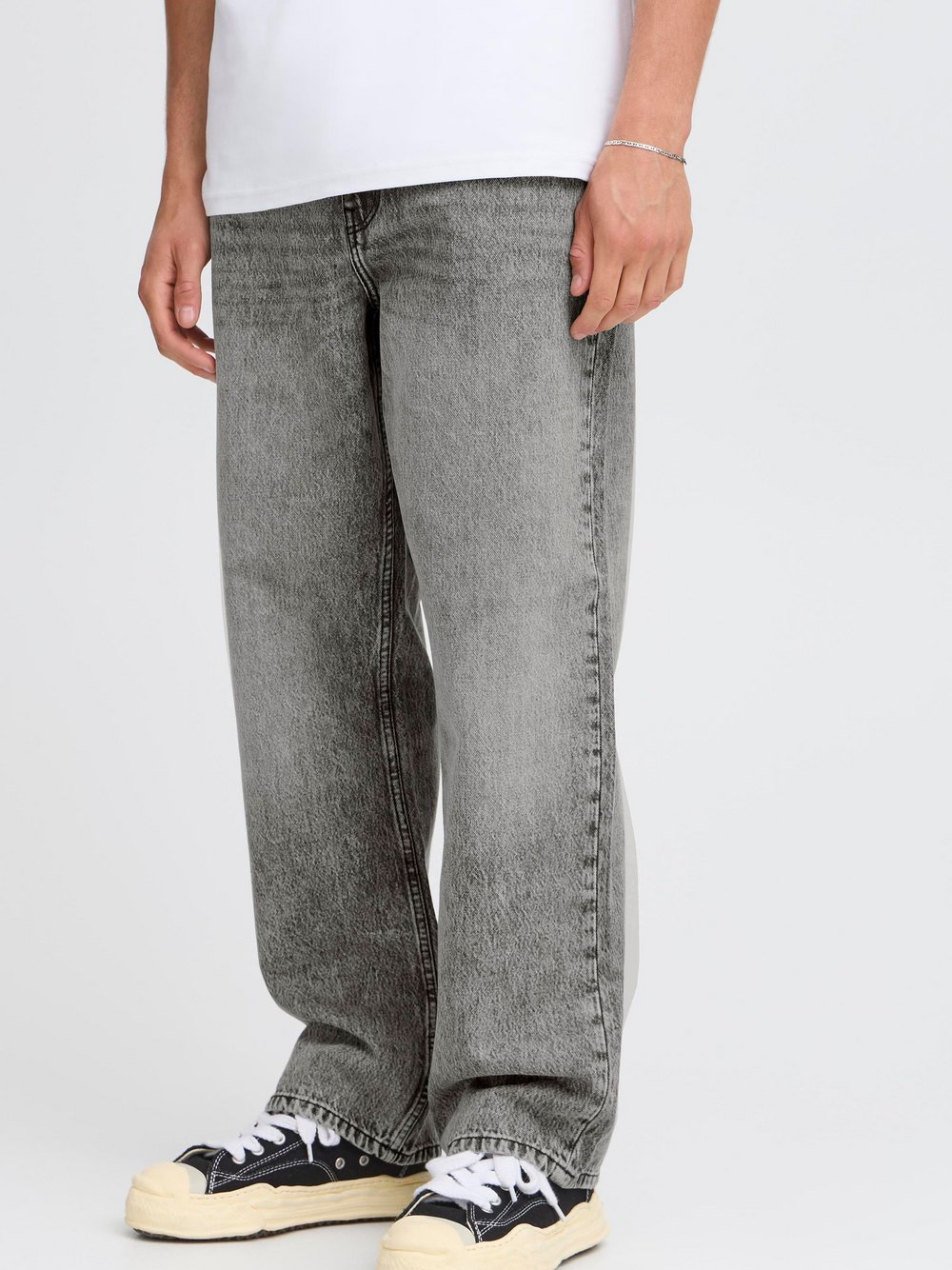 Solid Jeans Herren Baumwolle grau, 31-30