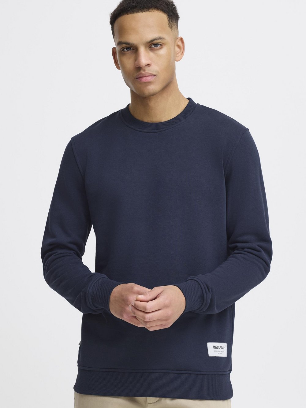 Thumbnail - Indicode Sweater Herren Baumwolle blau, XXL