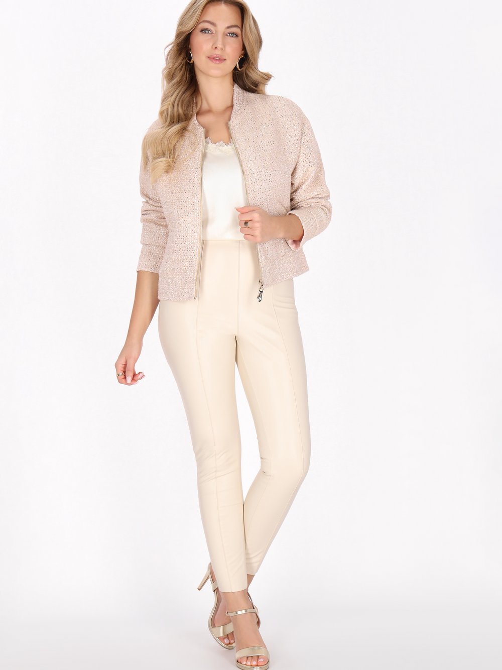 Faina Jacke Damen beige, L