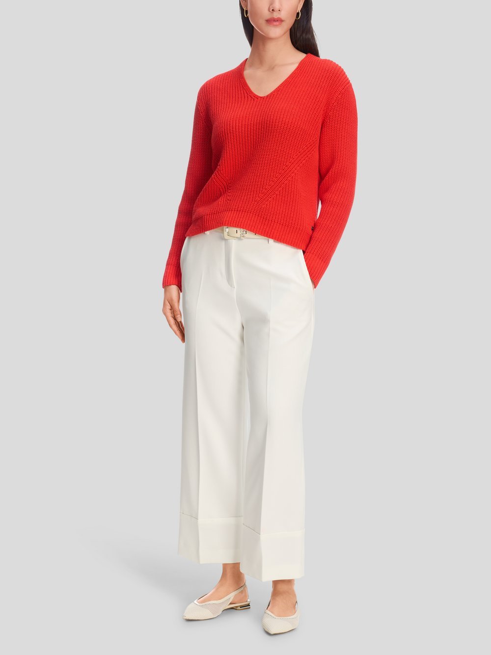 Marc Cain Pullover Damen Baumwolle rot, 44