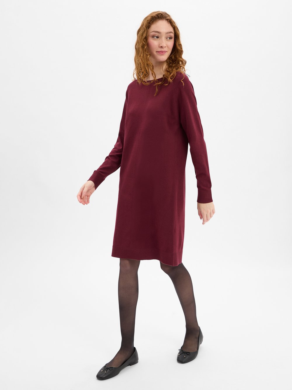 s.Oliver Strickkleid Damen Viskose rot, 38