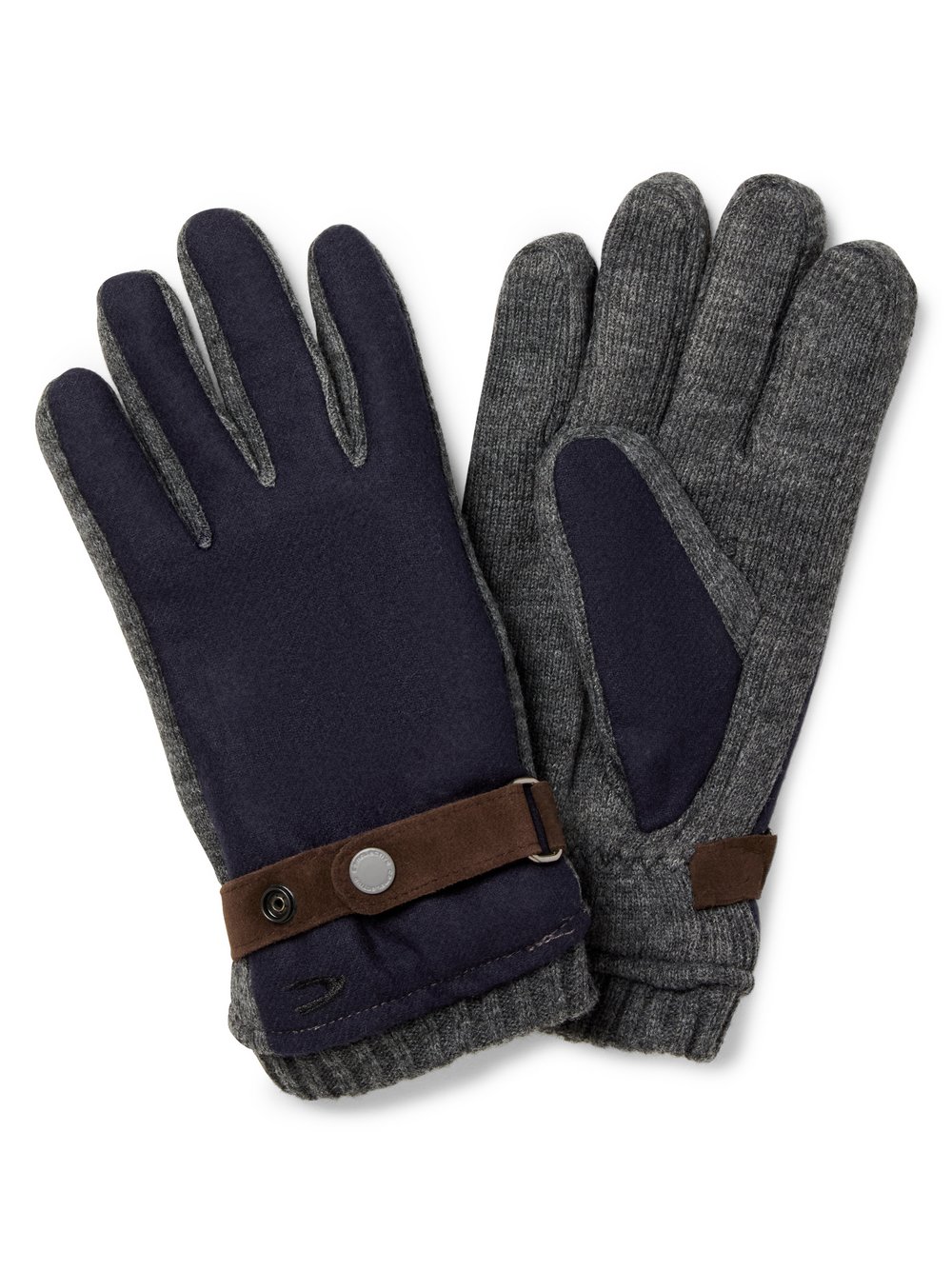 Camel Active Wollhandschuhe Herren Wolle mehrfarbig gemustert, L