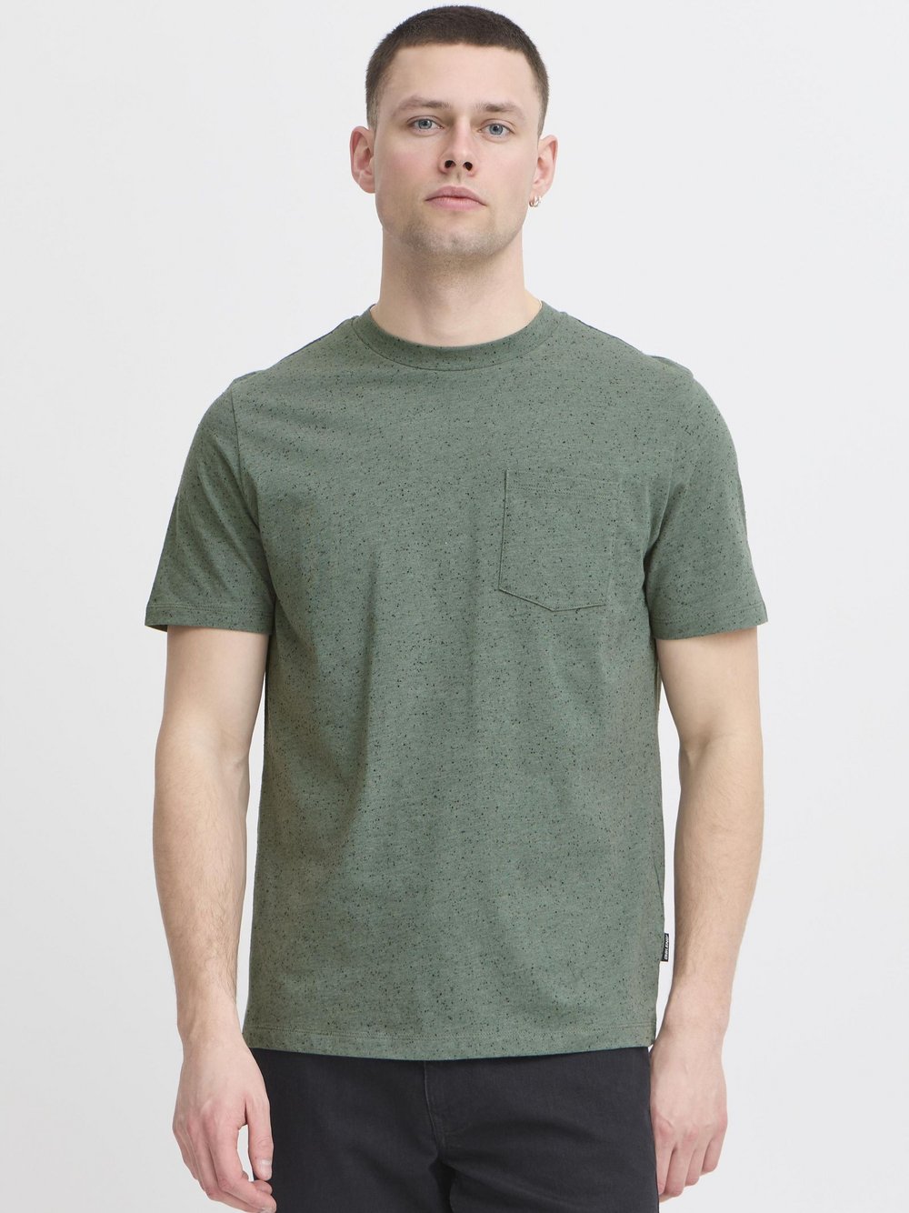 BLEND T-Shirt Herren Baumwolle grün, XL