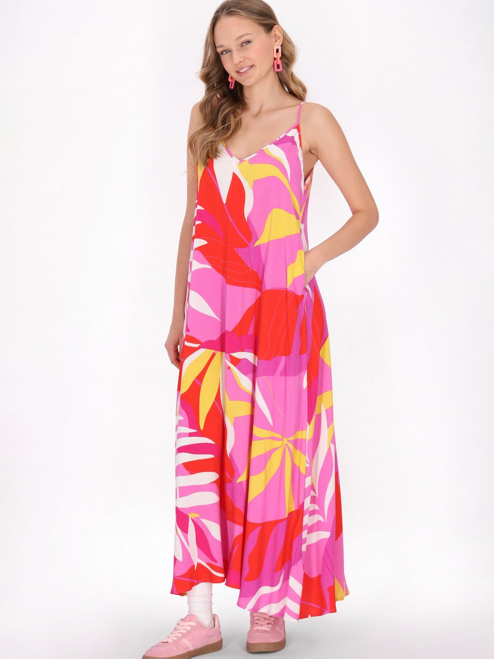 Thumbnail - MyMo Kleid Damen Viskose mehrfarbig bedruckt, S