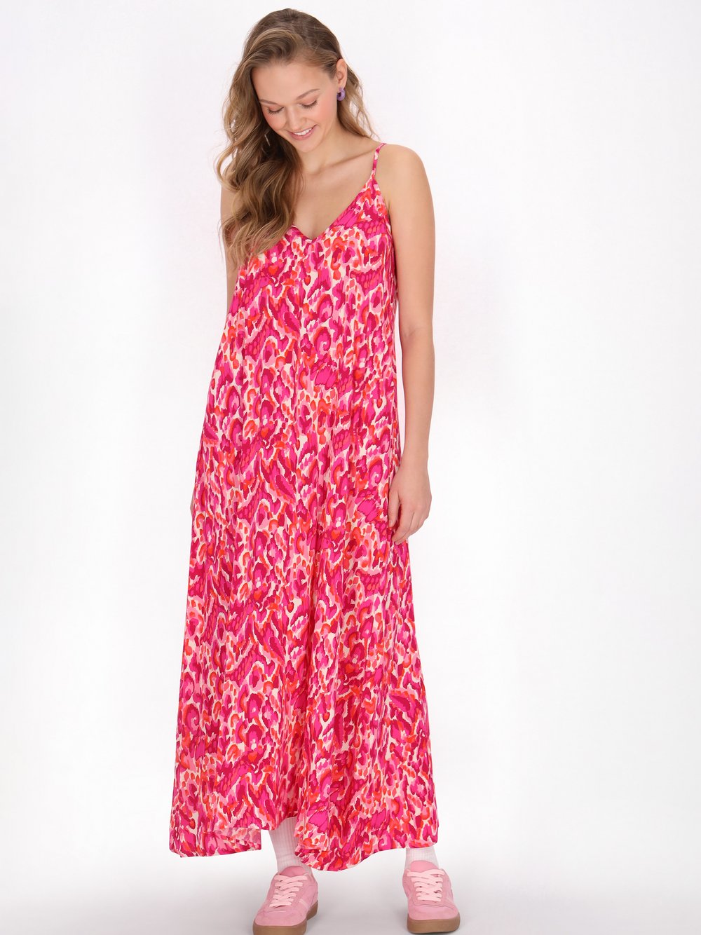 Thumbnail - MyMo Kleid Damen Viskose mehrfarbig gemustert, XS