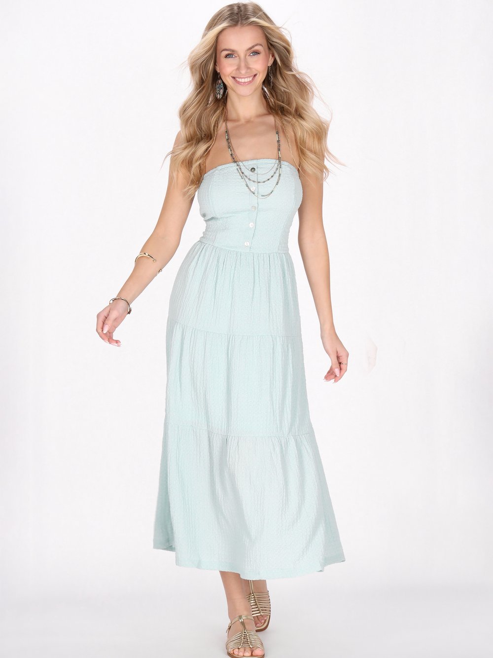 Thumbnail - IZIA Kleid Damen grün, S