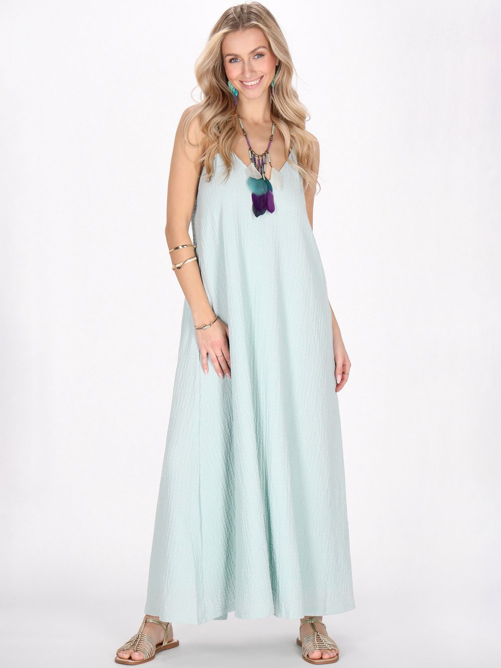 Thumbnail - IZIA Kleid Damen grün, S