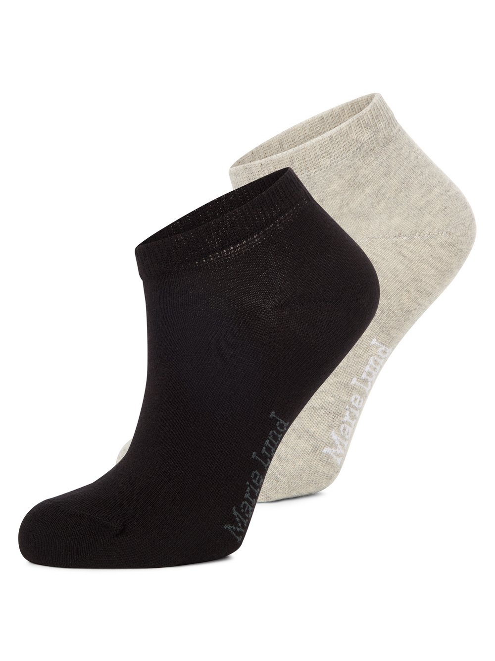 Marie Lund Sneakersocken im 2er-Pack Damen Baumwolle mehrfarbig, ONE SIZE