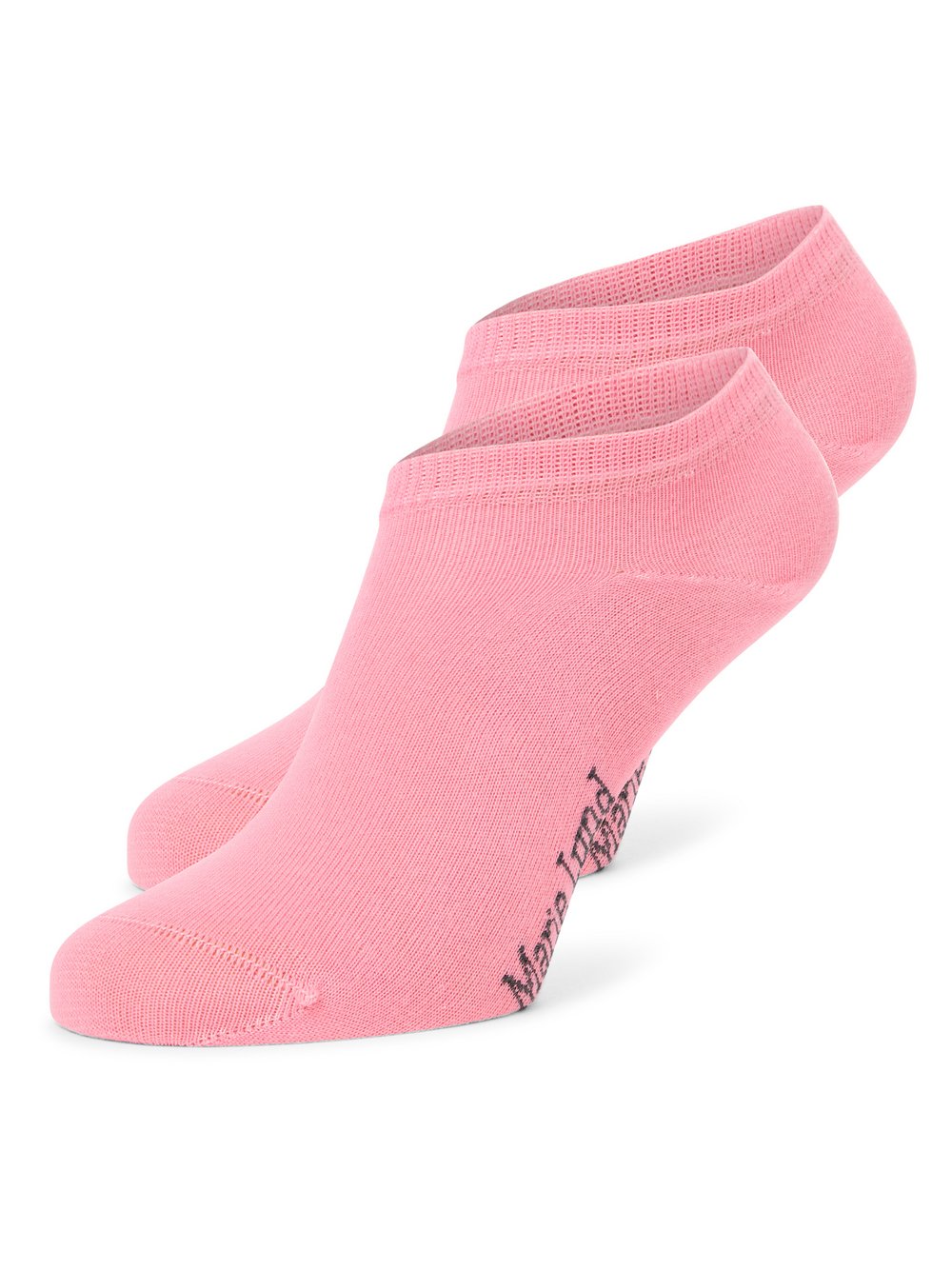 Marie Lund Sneakersocken im 2er-Pack Damen Baumwolle rosa, ONE SIZE