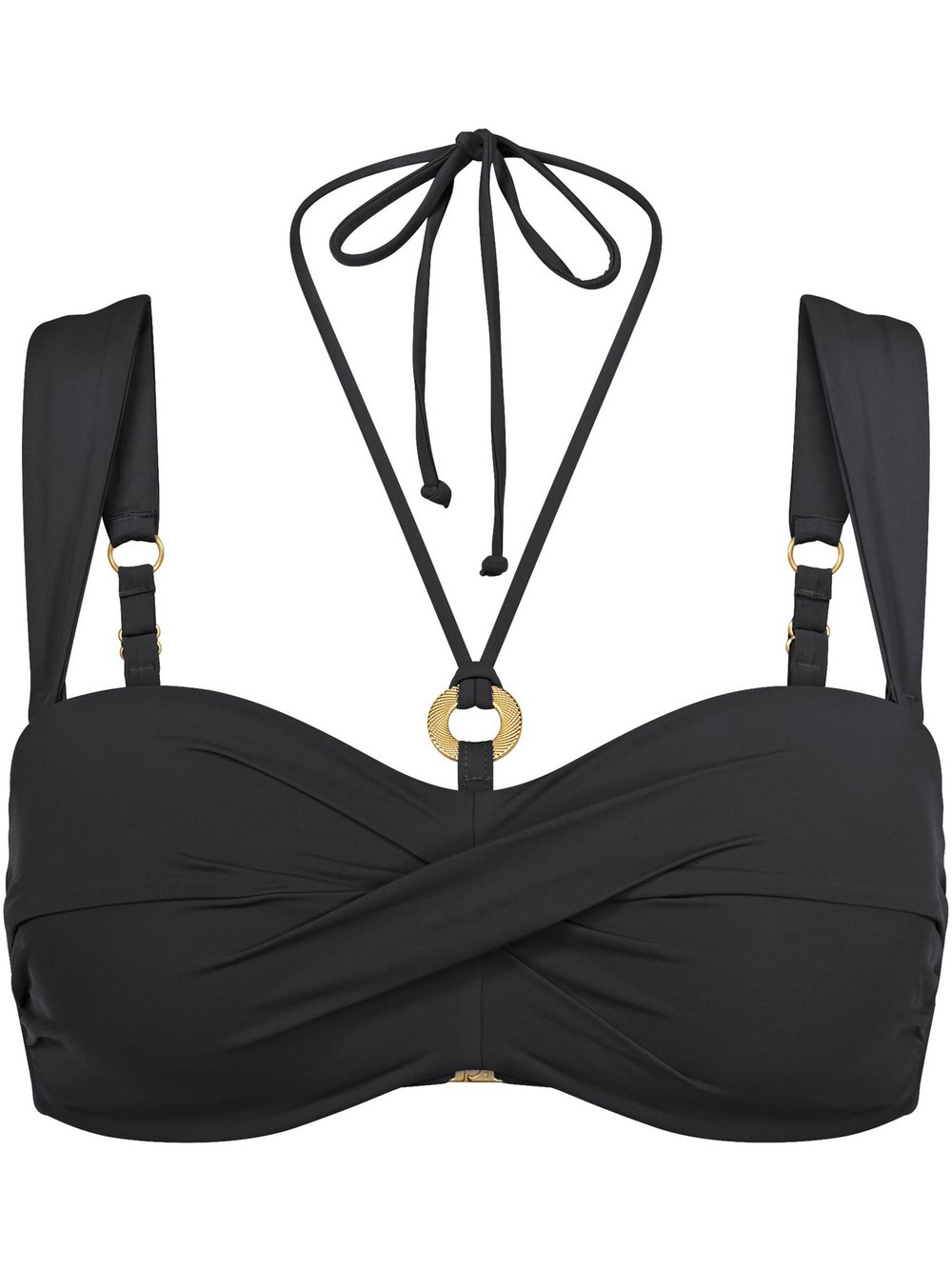 Triumph Bustier-Bikini-Top  Damen schwarz, 42D