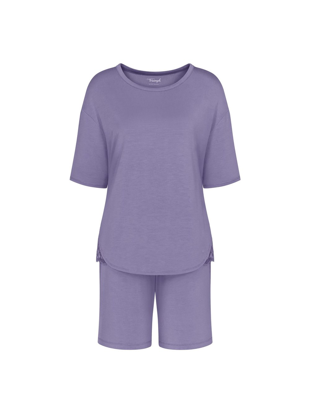 Triumph Pyjama Damen Jersey lila, 36