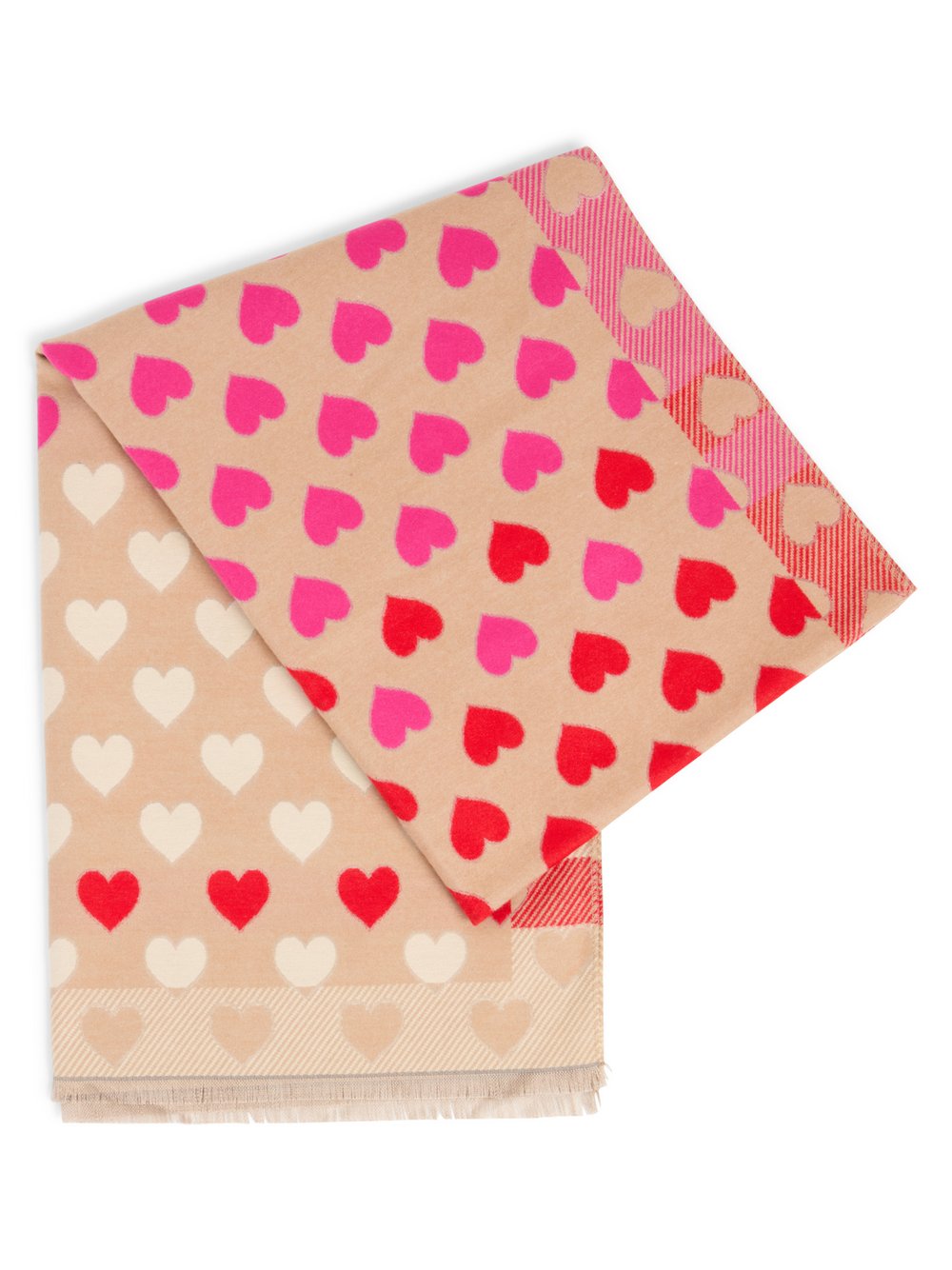 Marie Lund Schal Damen Viskose mehrfarbig gemustert, ONE SIZE