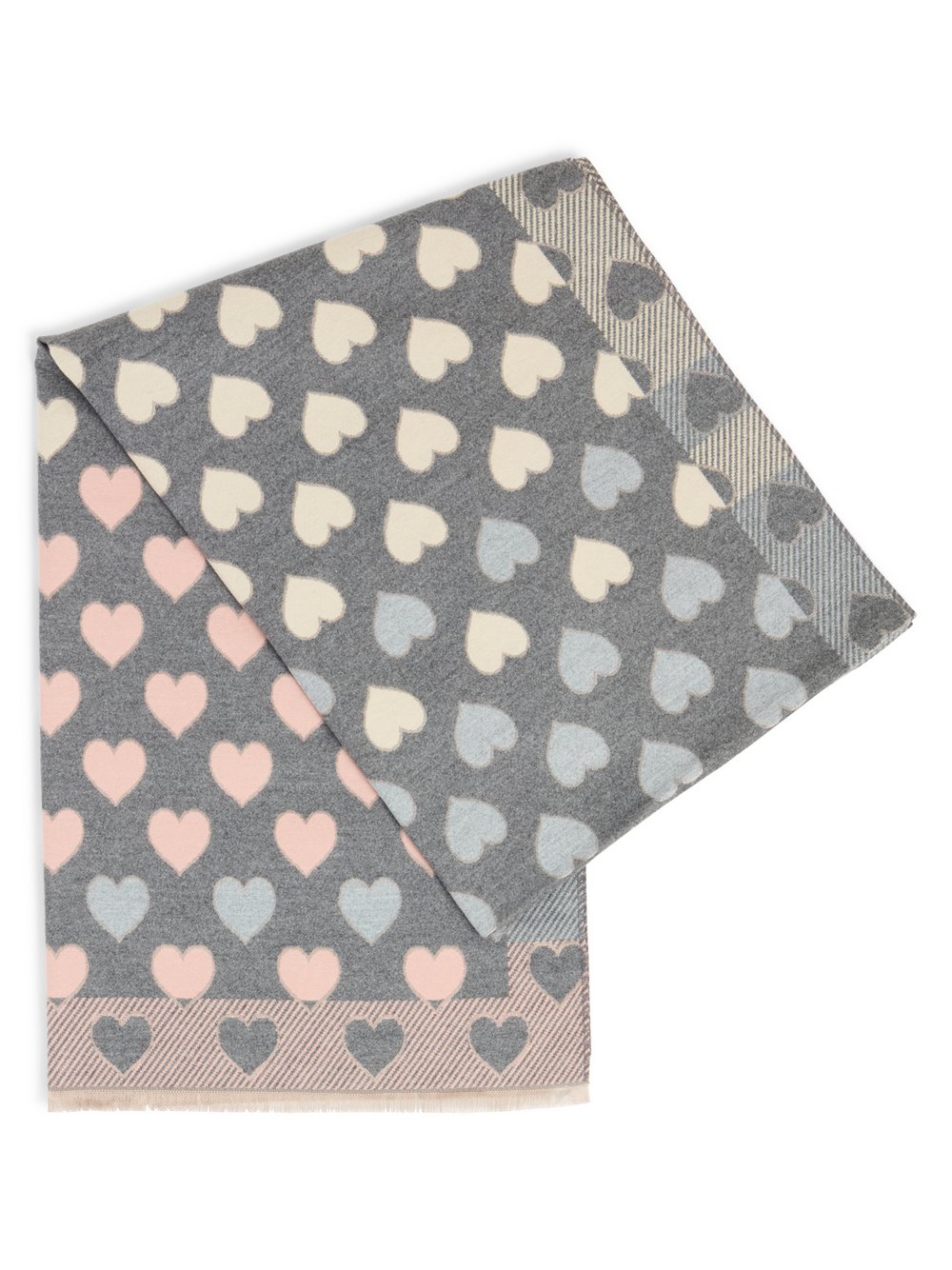 Marie Lund Schal Damen Viskose mehrfarbig gemustert, ONE SIZE