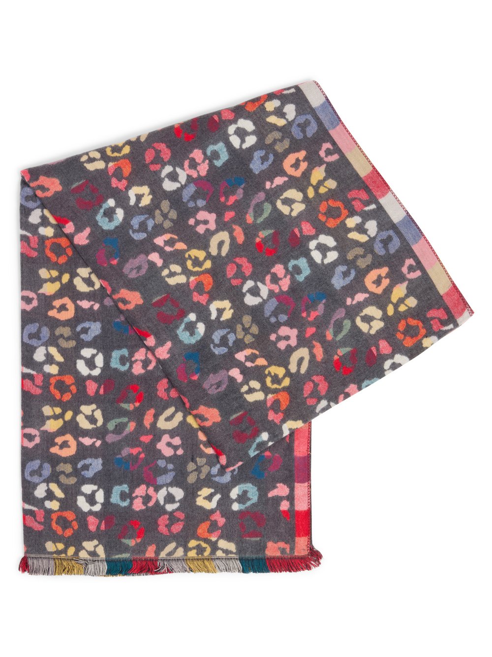 Marie Lund Schal Damen Viskose mehrfarbig gemustert, ONE SIZE