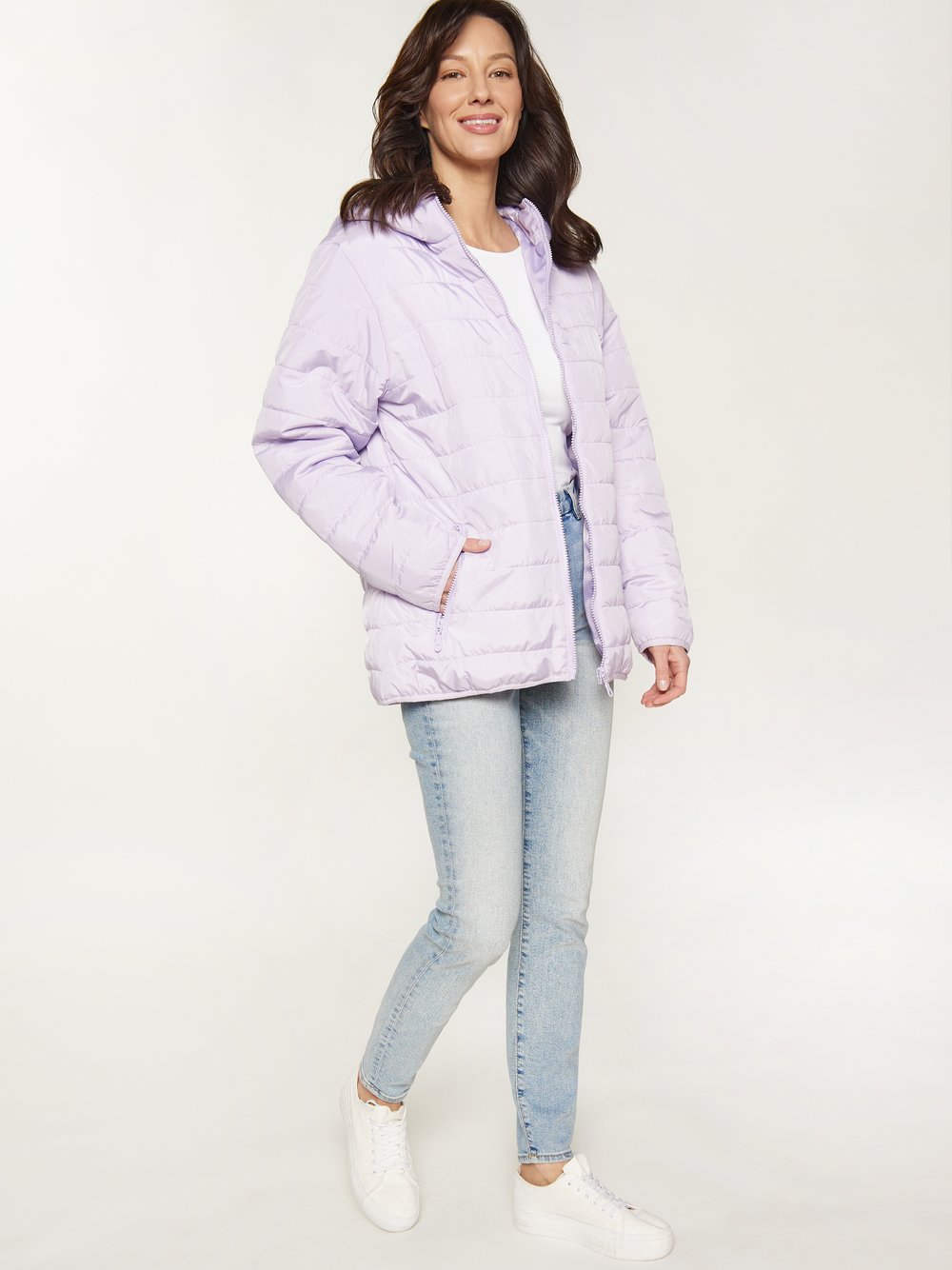 Usha Jacke Damen lila, M