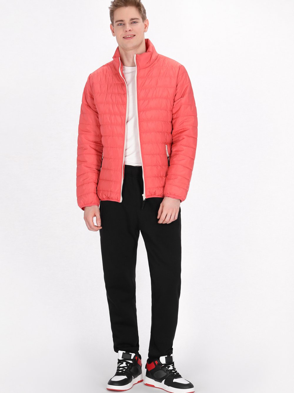 Mo Jacke Herren rot, M