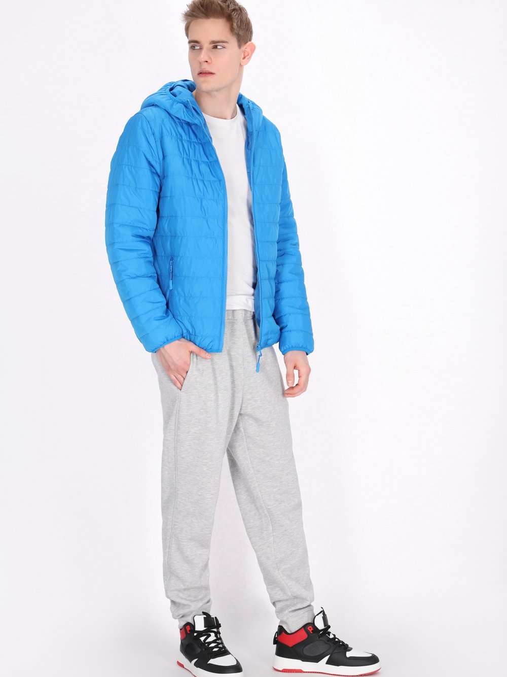 Mo Jacke Herren blau, S