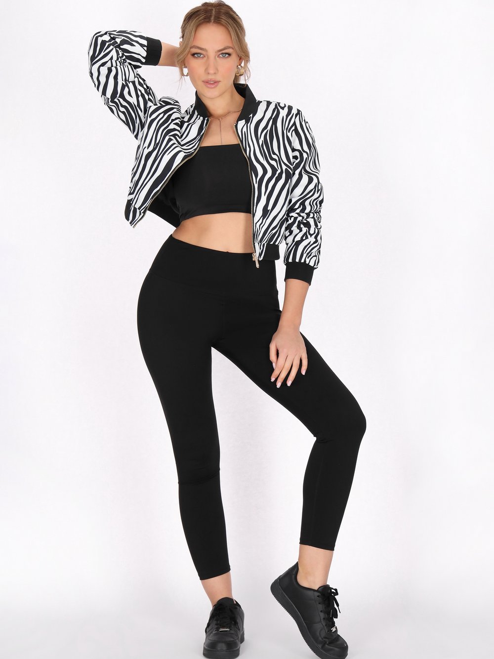 Faina Jacke Damen mehrfarbig gemustert, XS