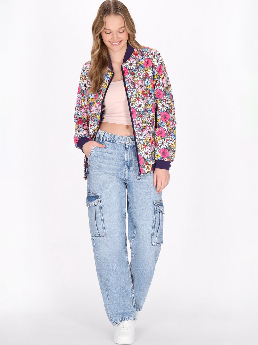 MyMo Jacke Damen mehrfarbig bedruckt, L