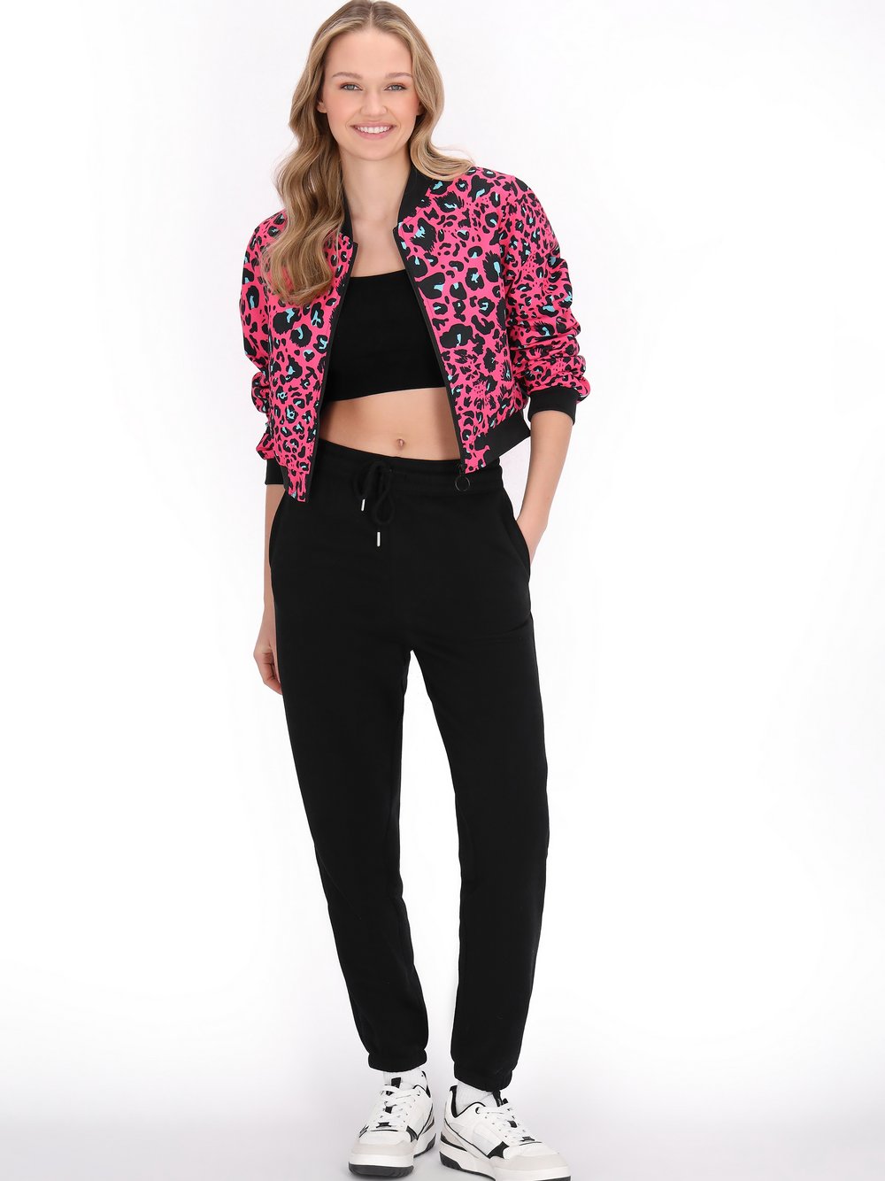 Thumbnail - MyMo Jacke Damen rosa bedruckt, S