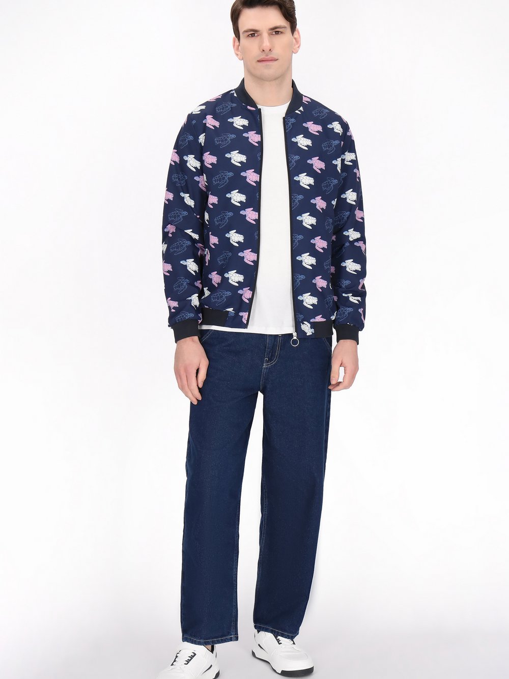 Thumbnail - Mo Jacke Herren mehrfarbig bedruckt, XL