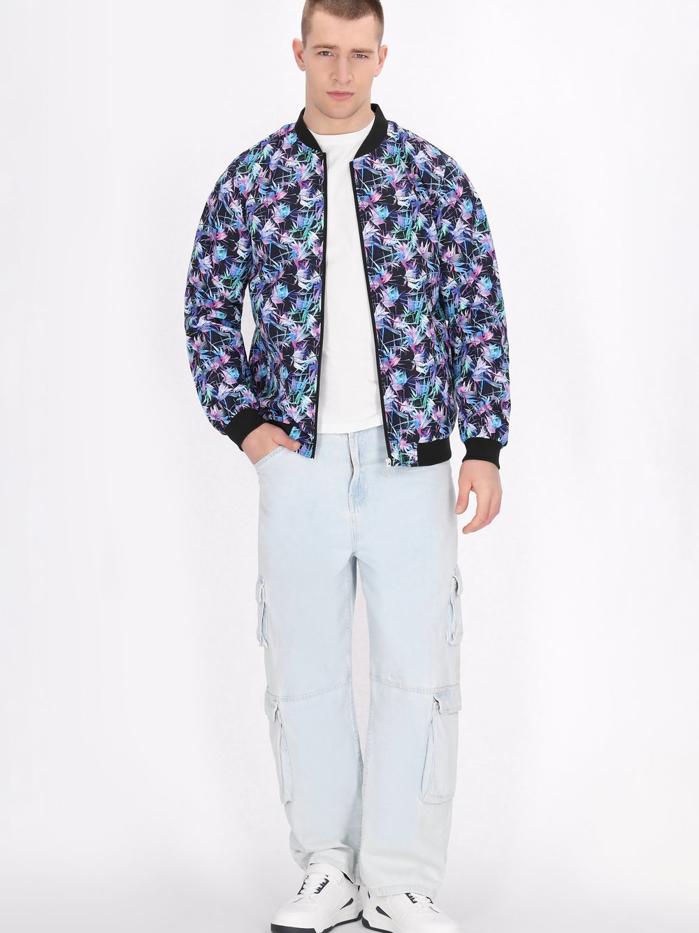 Thumbnail - Mo Jacke Herren mehrfarbig gemustert, M