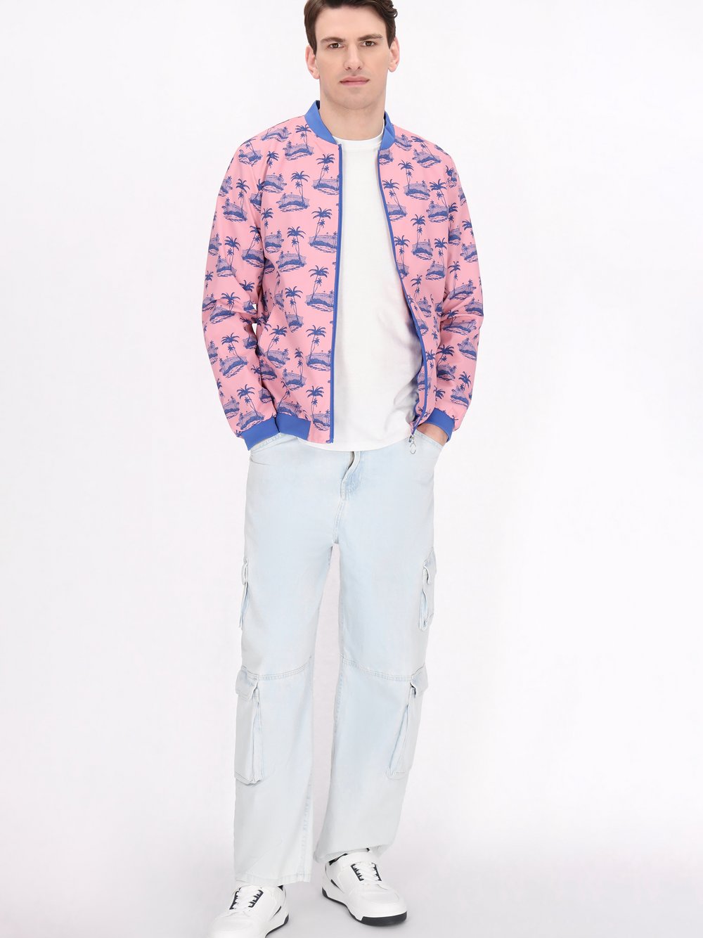 Thumbnail - Mo Jacke Herren mehrfarbig bedruckt, XXL