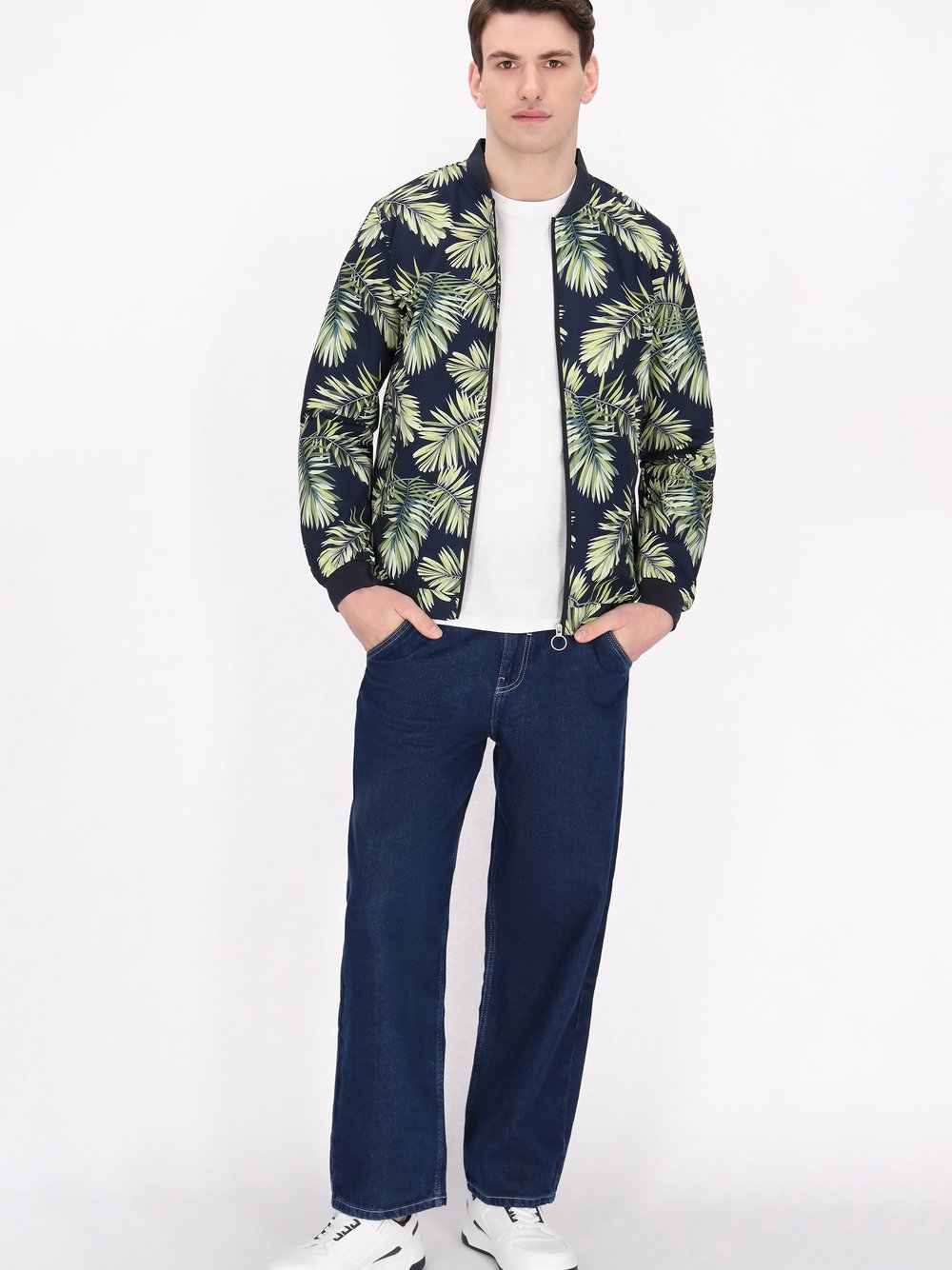 Thumbnail - Mo Jacke Herren mehrfarbig bedruckt, L