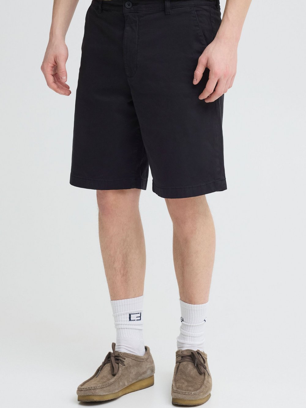 CASUAL FRIDAY Chinoshorts Herren Baumwolle schwarz, L