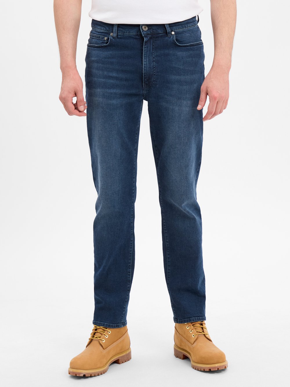 Finshley & Harding Slim Fit Jeans Herren Baumwolle blau, 38-30