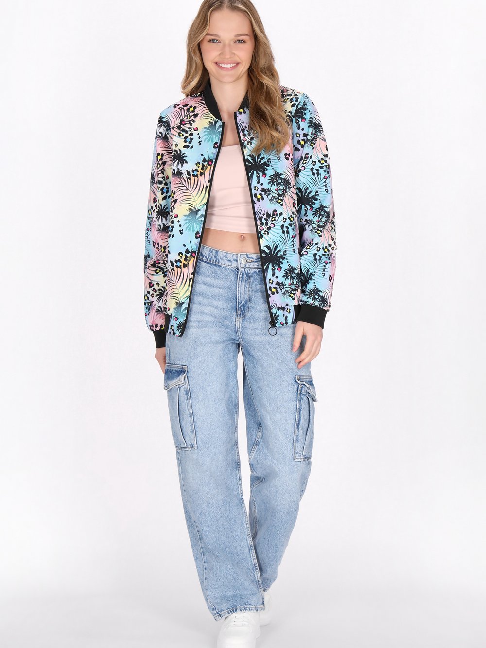 Thumbnail - MyMo Jacke Damen mehrfarbig bedruckt, M