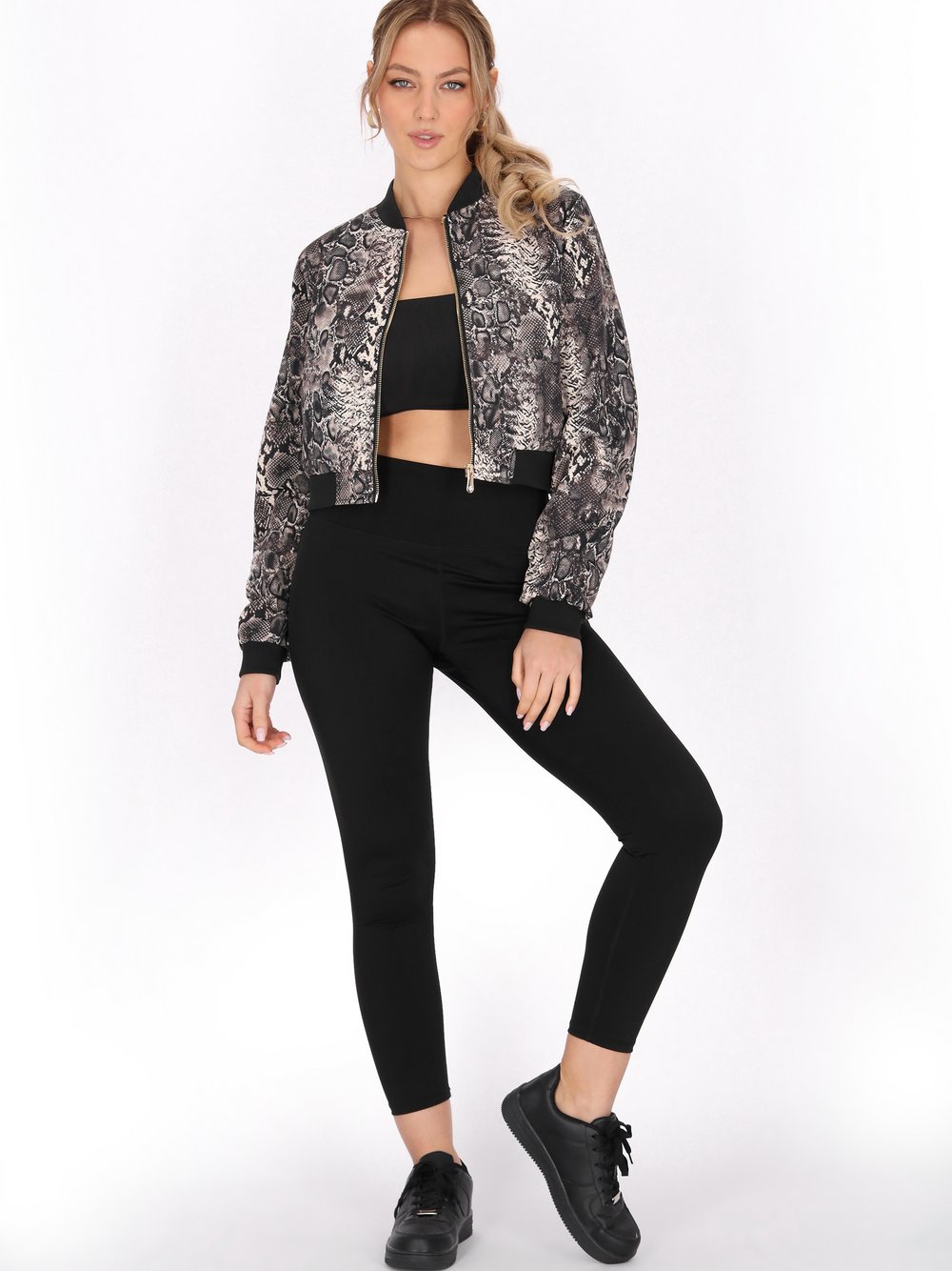 Faina Jacke Damen mehrfarbig gemustert, XS