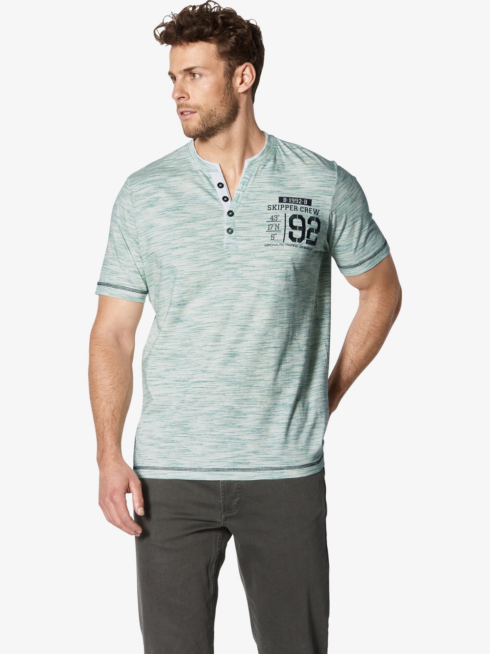 Thumbnail - BABISTA T-Shirt Herren Baumwolle grün, L