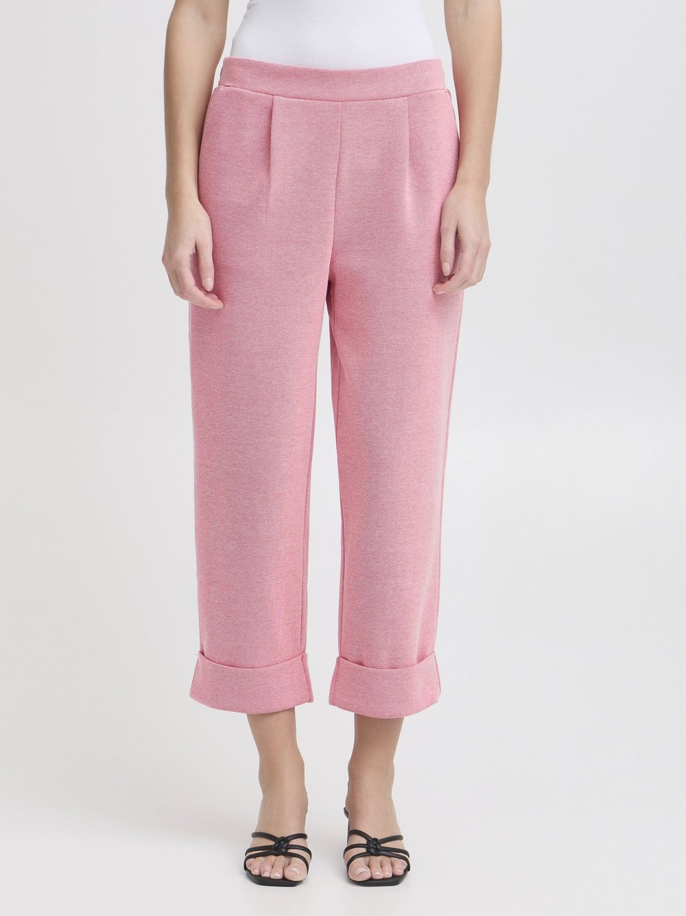 Ichi Anzughose Damen Baumwolle rosa, XS