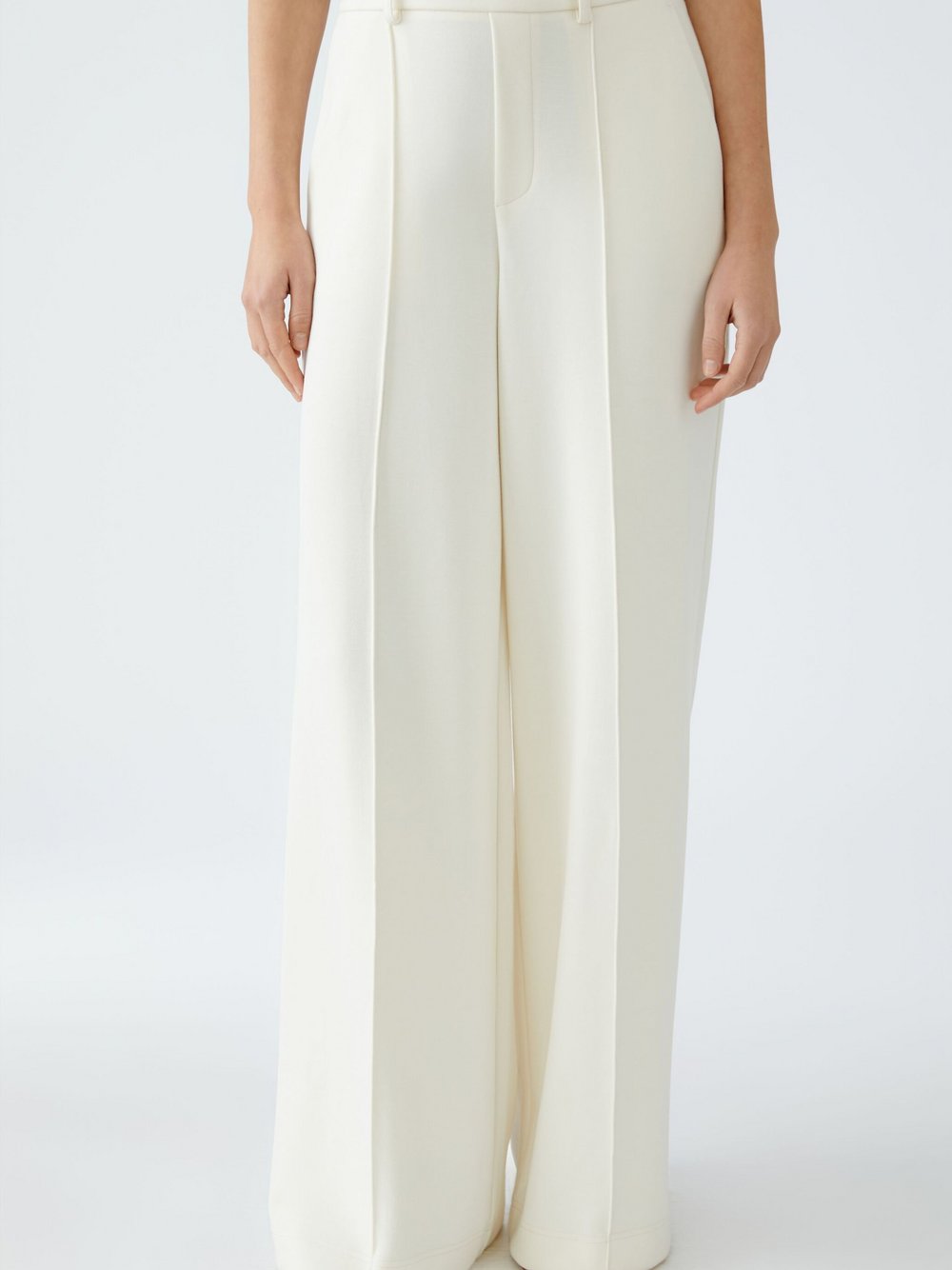 Oui Hose Damen weiß, 42