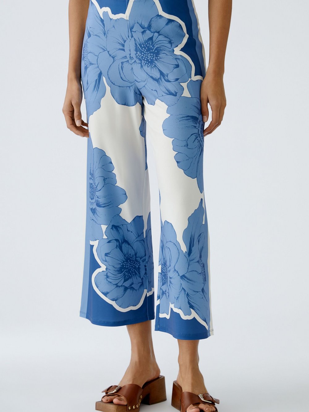 Thumbnail - Oui Culotte Damen blau gemustert, 38