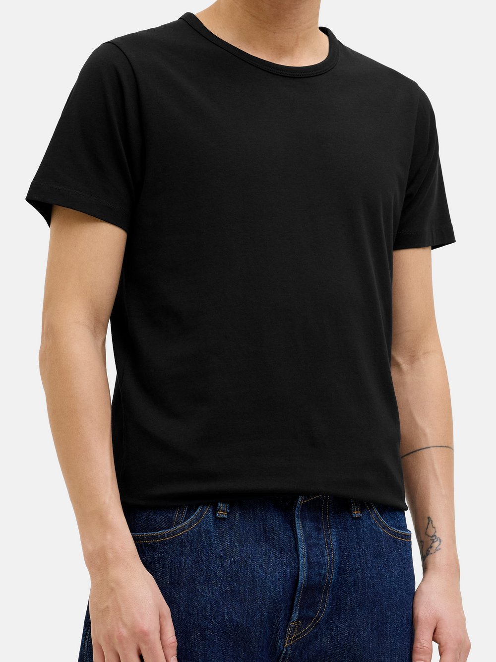 Thumbnail - Jack & Jones T-Shirt Herren Baumwolle schwarz, S