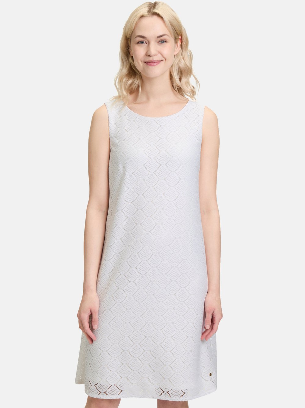 Thumbnail - Betty & Co Spitzenkleid Damen weiß gemustert, 38