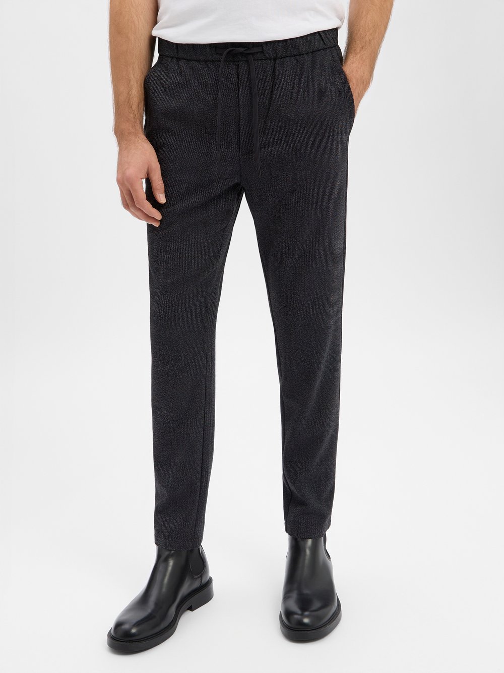 Thumbnail - Only&Sons Stoffhose Herren schwarz meliert, M