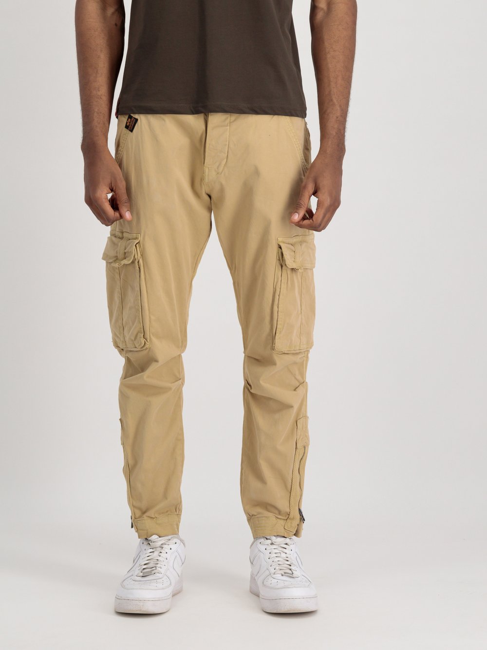 Alpha Industries Hose Herren Baumwolle beige, 32