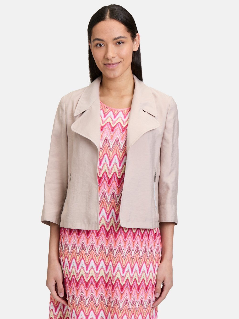 Betty Barclay Blazer-Jacke Damen Modal beige, 36