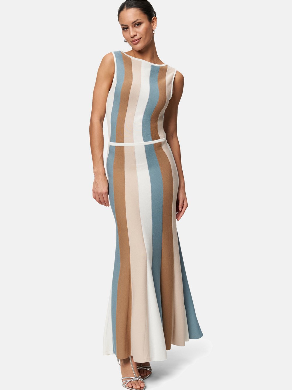 Thumbnail - zero Maxikleid Damen Viskose mehrfarbig gestreift, 40