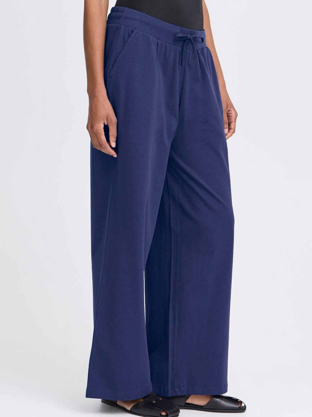 B.Young Loungehose Damen Baumwolle blau, M