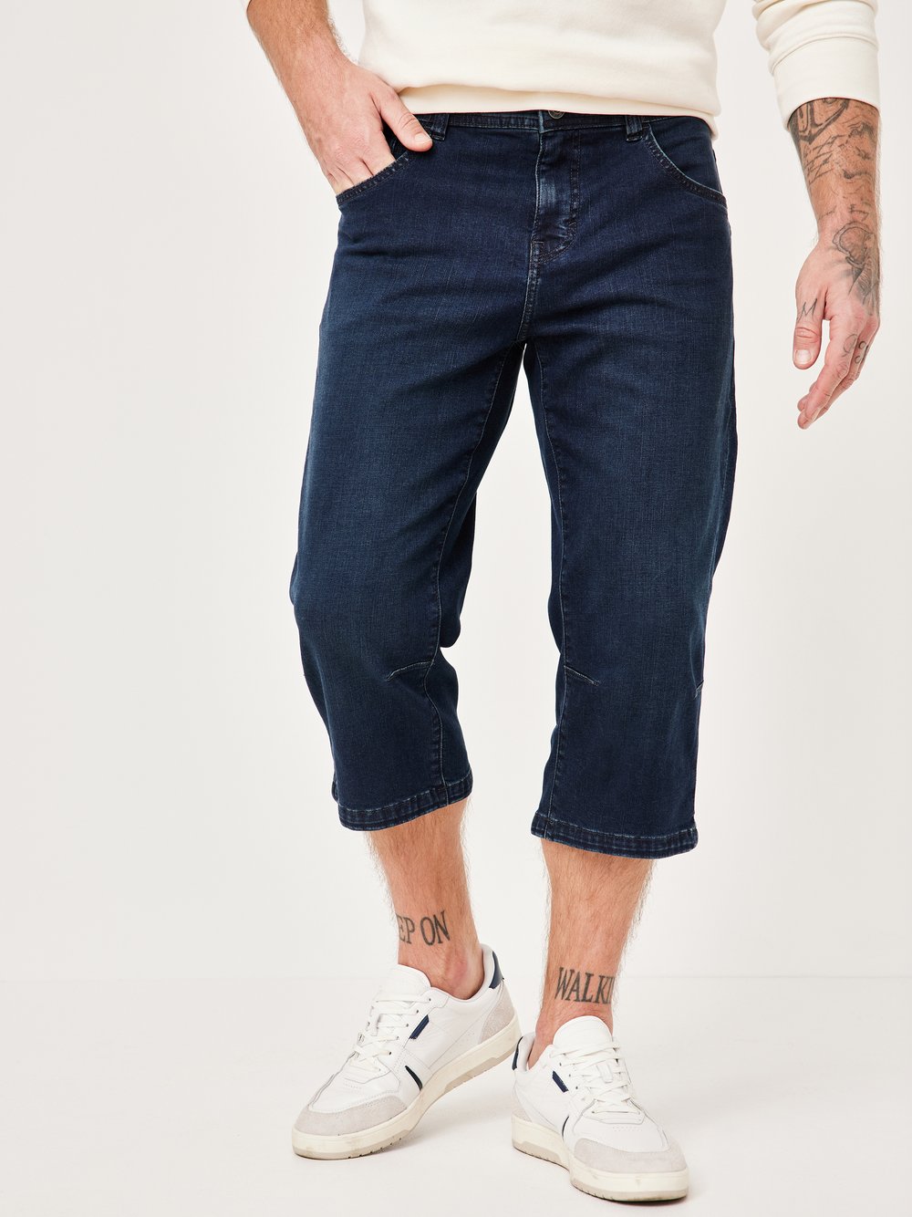 Thumbnail - Paddock`s Bermuda Herren Baumwolle blau, 42
