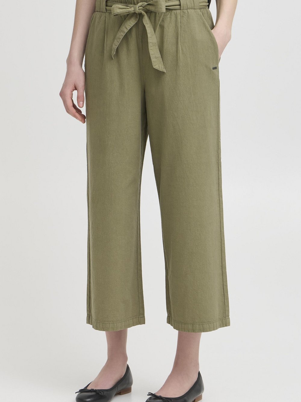 Thumbnail - OXMO Culotte Damen Baumwolle grün, S
