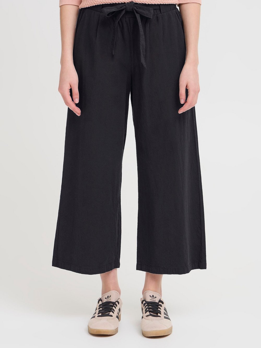OXMO Culotte Damen Baumwolle schwarz, XS
