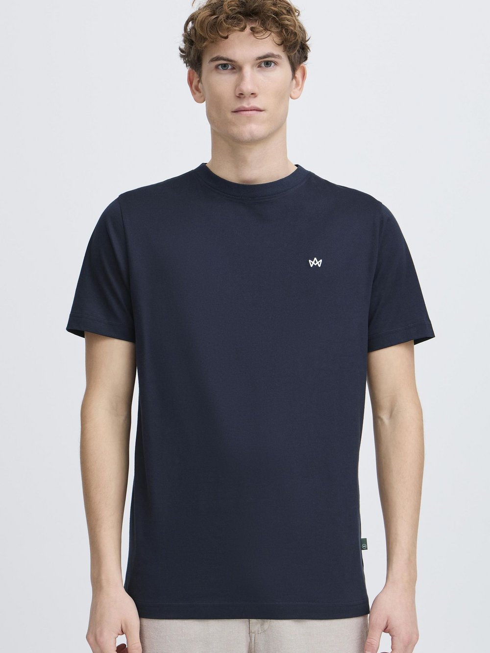 Thumbnail - Kronstadt Rundhalsshirt Herren Baumwolle blau, XXXL