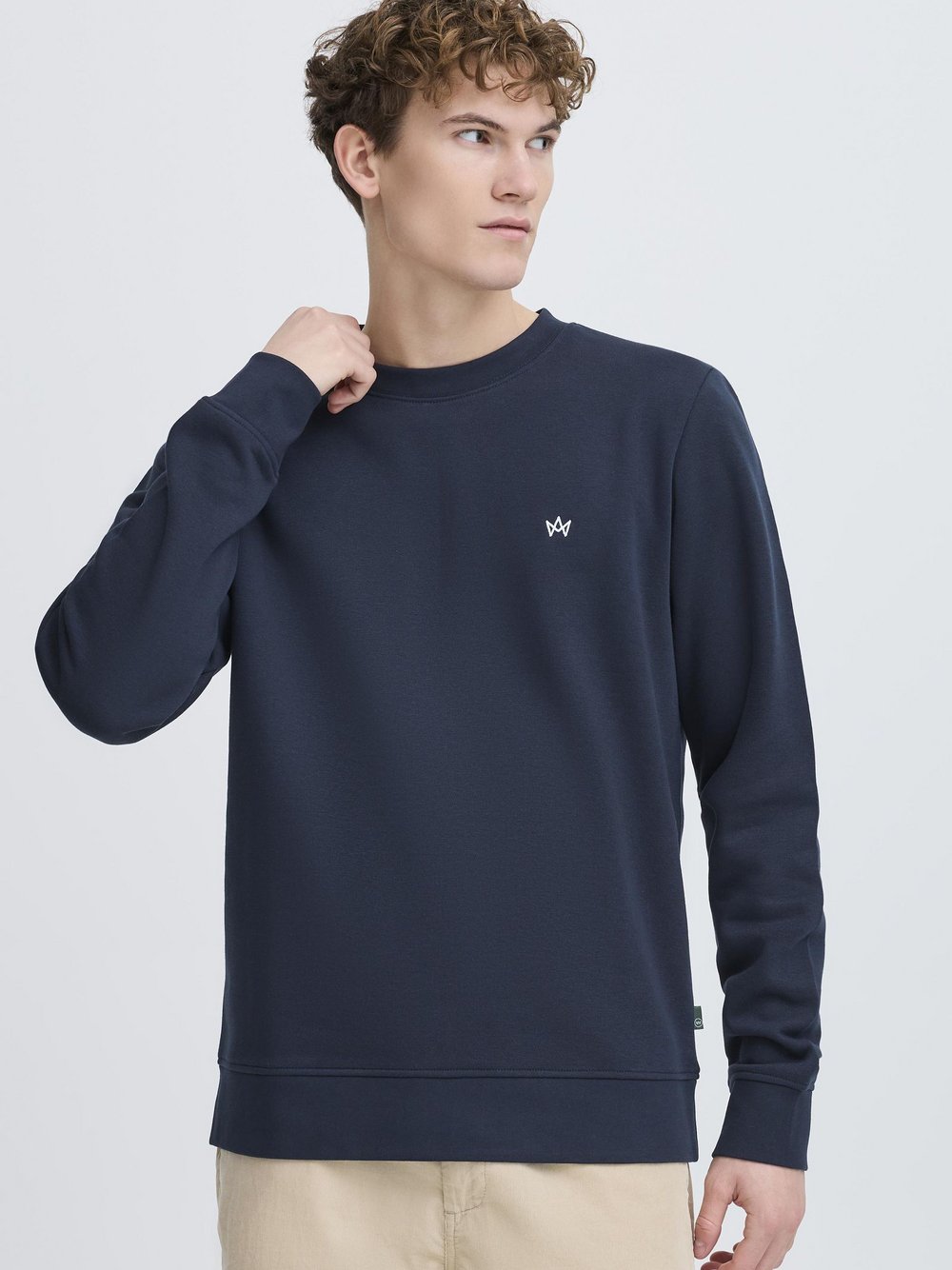 Thumbnail - Kronstadt Sweater Herren Baumwolle blau, M