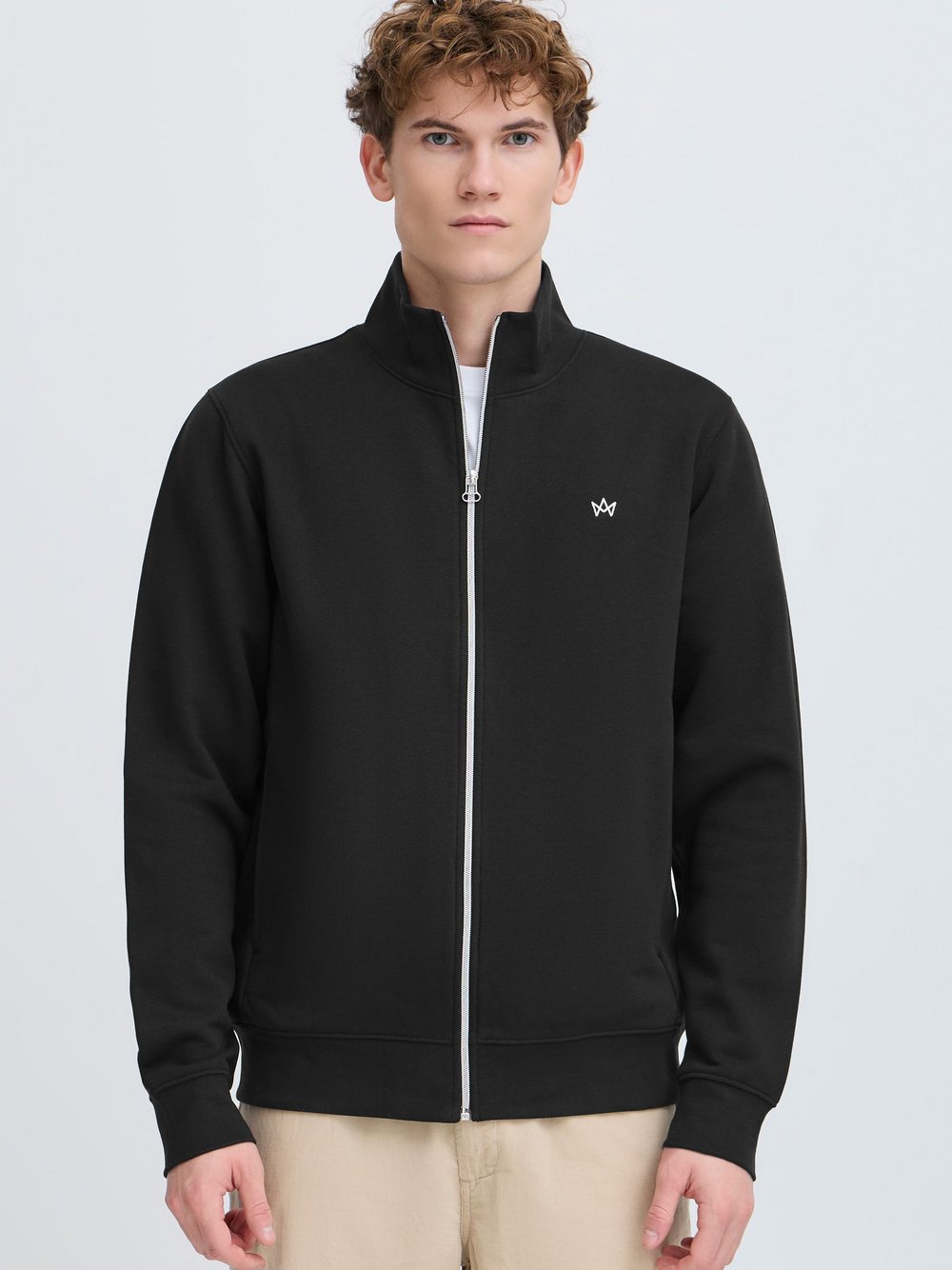 Kronstadt Trainingsjacke Herren Baumwolle schwarz, M