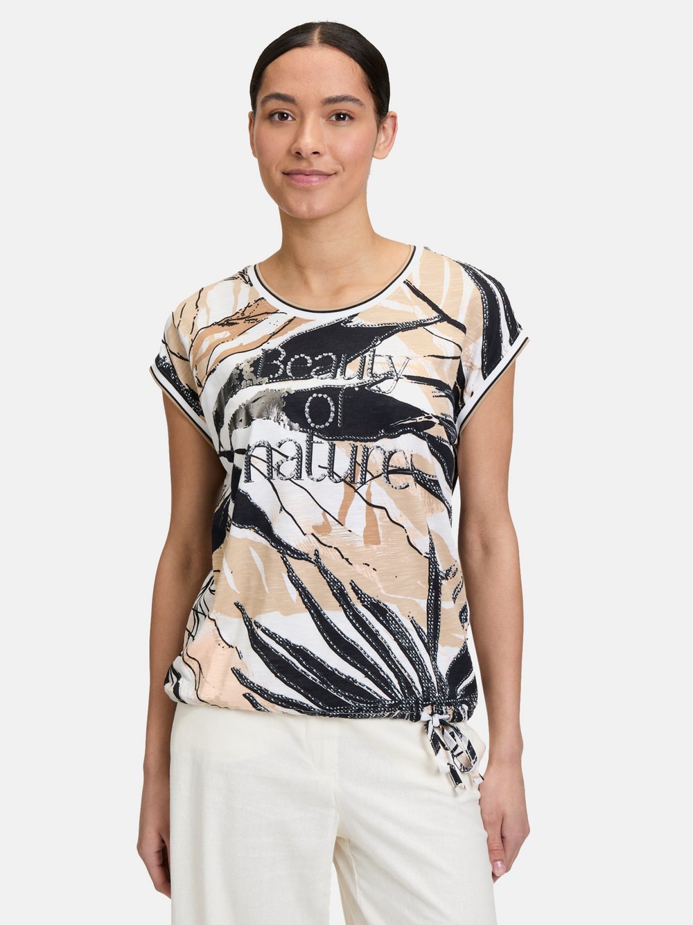 Betty Barclay Printshirt Damen Baumwolle braun gemustert, 48